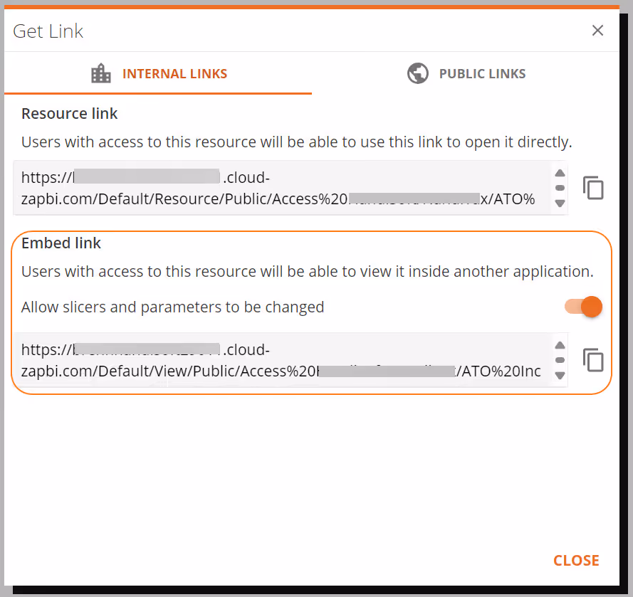 Getting the embed link